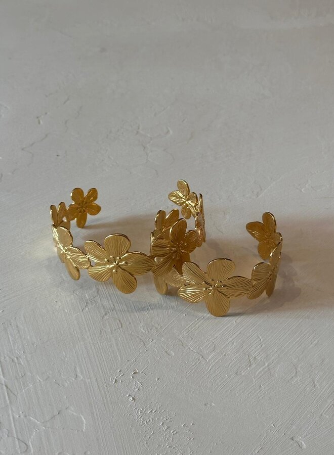 JAZZY - No Rain No Flowers Arm Cuff - Gold