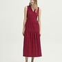 Nice Things - Flowers Jacquard Dress - Intense Red