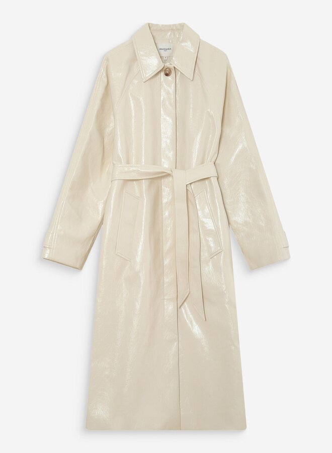 G&M - Trench Coat Velours - Vanille