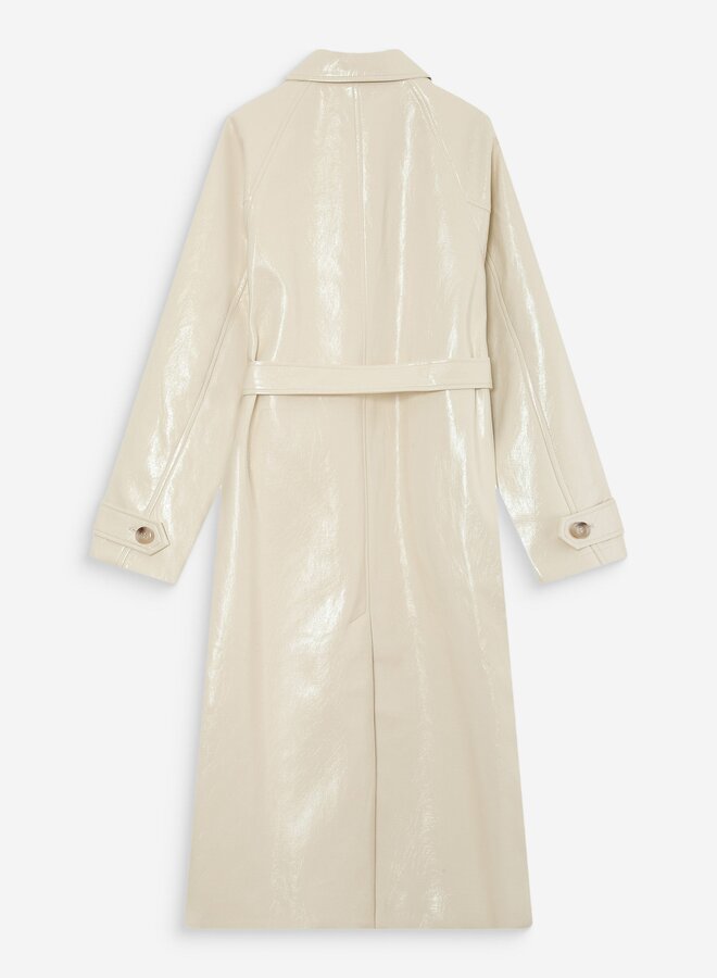 G&M - Trench Coat Velours - Vanille