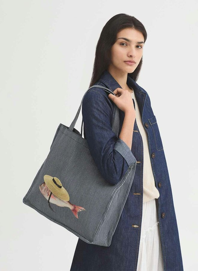 Nice Things - Striped Fish Bag