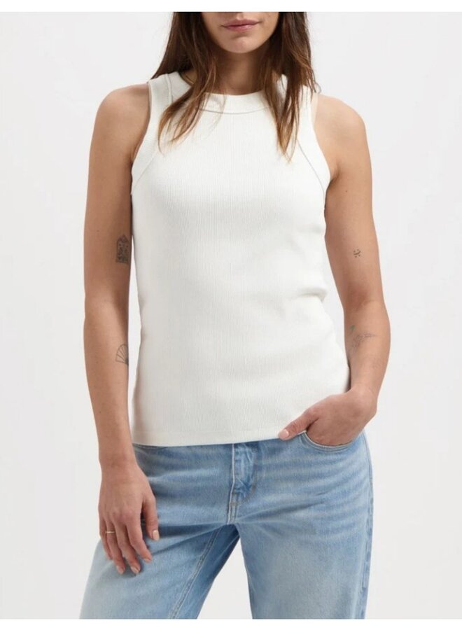 Kuyichi - Romy Rib Tanktop - White