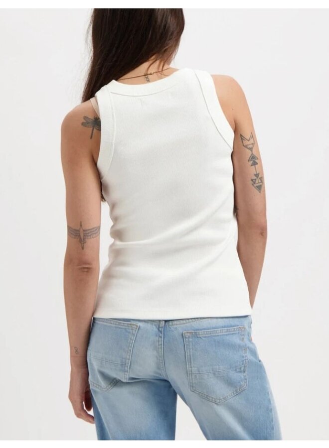 Kuyichi - Romy Rib Tanktop - White