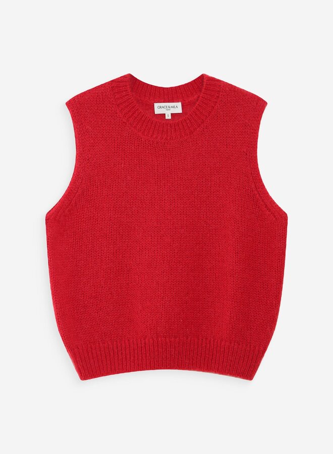 G&M - Pullover Vollo - Rouge