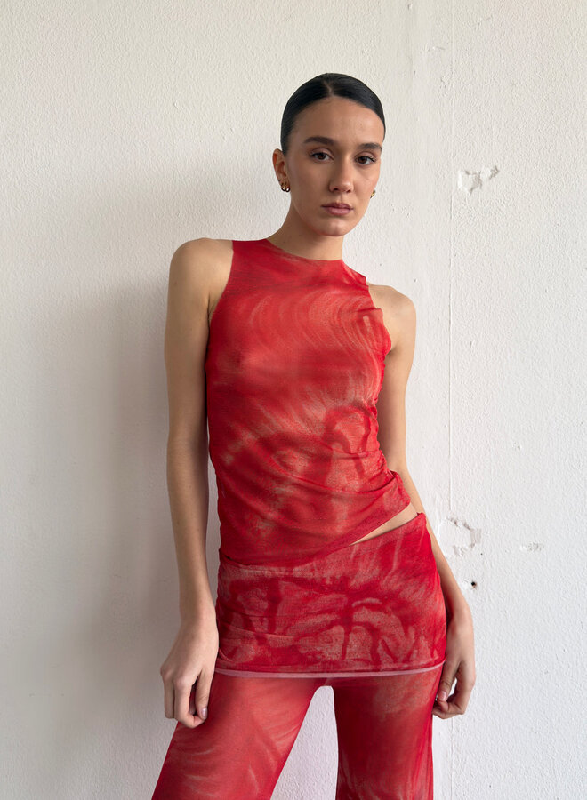 Insomnia Studio - Mesh Top - Fuego