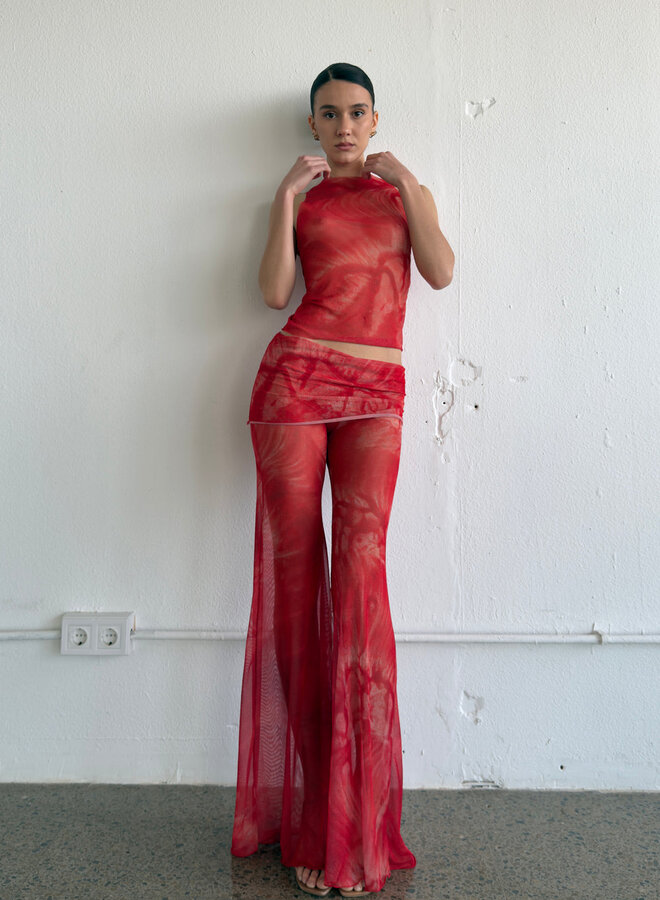 Insomnia Studio - Mesh Top - Fuego