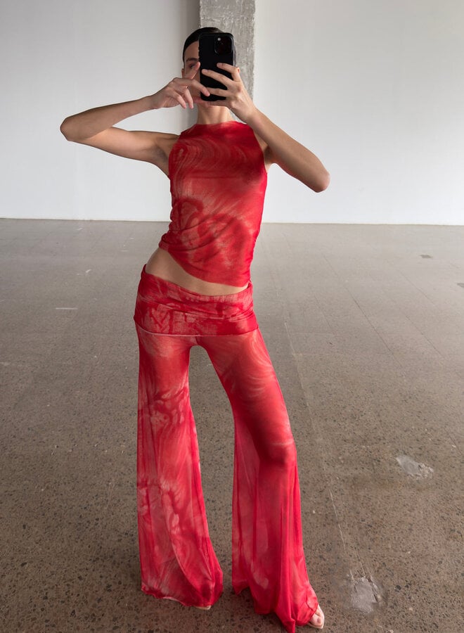 Insomnia Studio - Mesh Top - Fuego