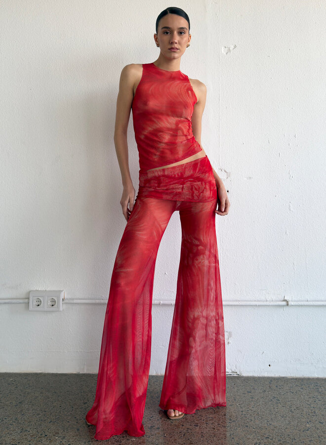 Insomnia Studio - Mesh Trousers - Fuego