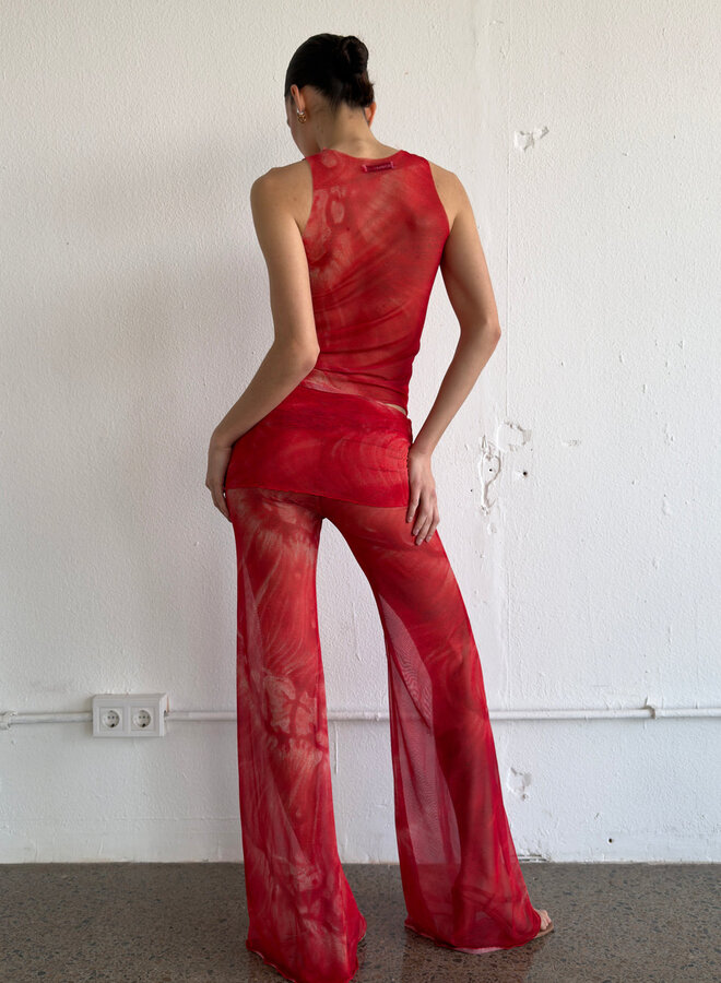 Insomnia Studio - Mesh Trousers - Fuego
