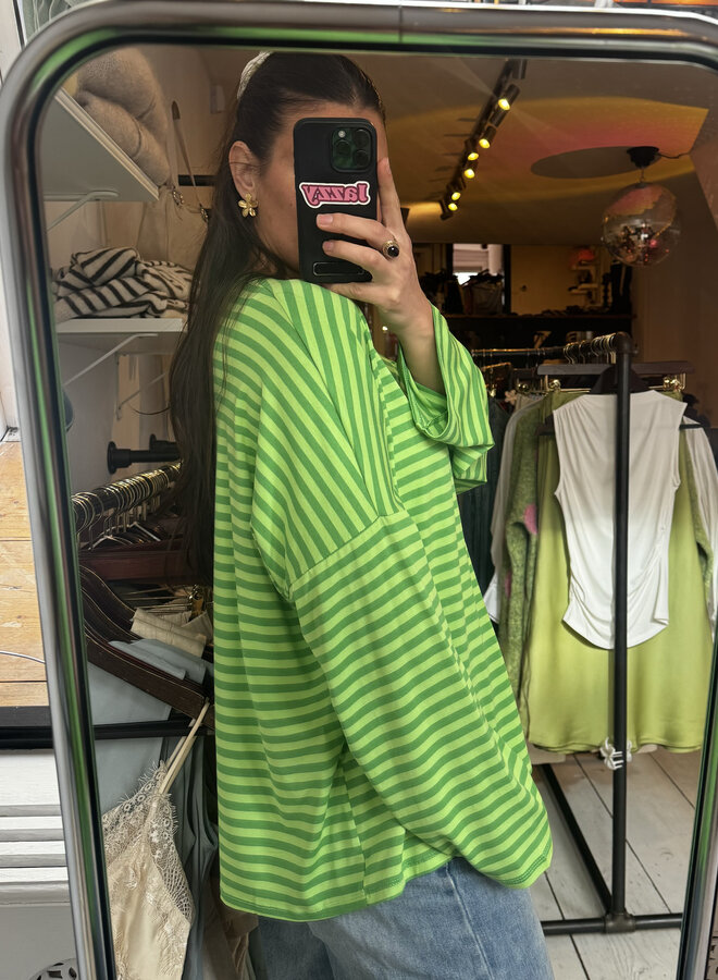 Oversized Honey Bee Shirt - Neon Green