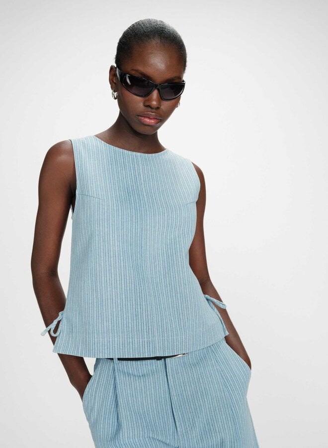 G&M - Top Vendome - Striped Blue