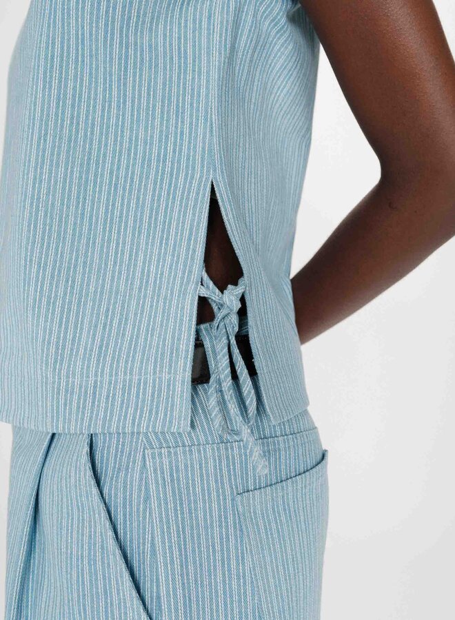 G&M - Top Vendome - Striped Blue
