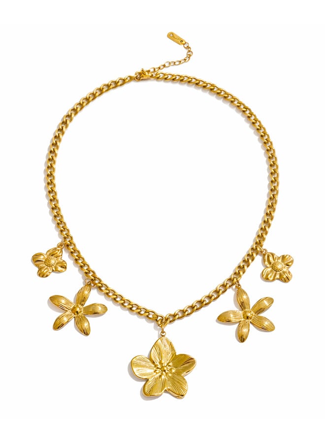 JAZZY - No Rain No Flowers - Necklace - Gold
