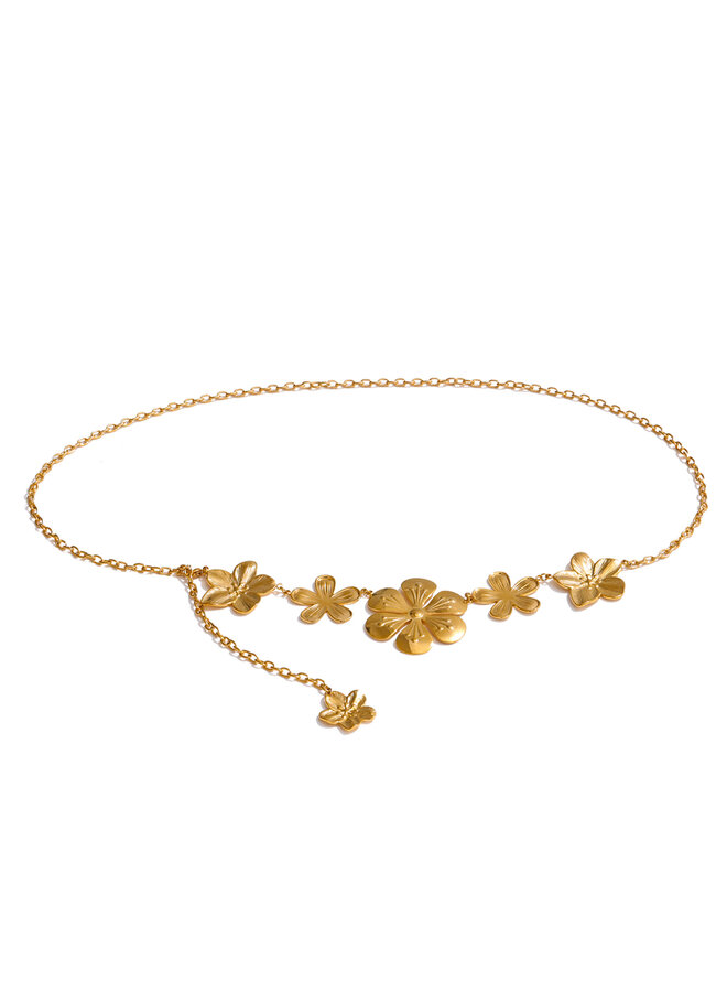 JAZZY - No Rain No Flowers - Belt - Gold