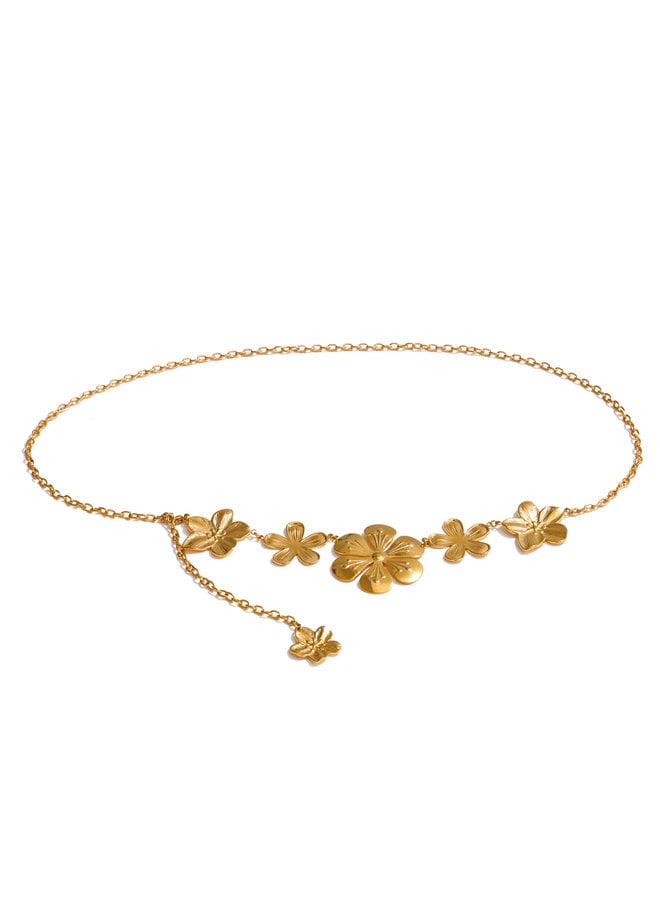 JAZZY - No Rain No Flowers - Belt - Gold
