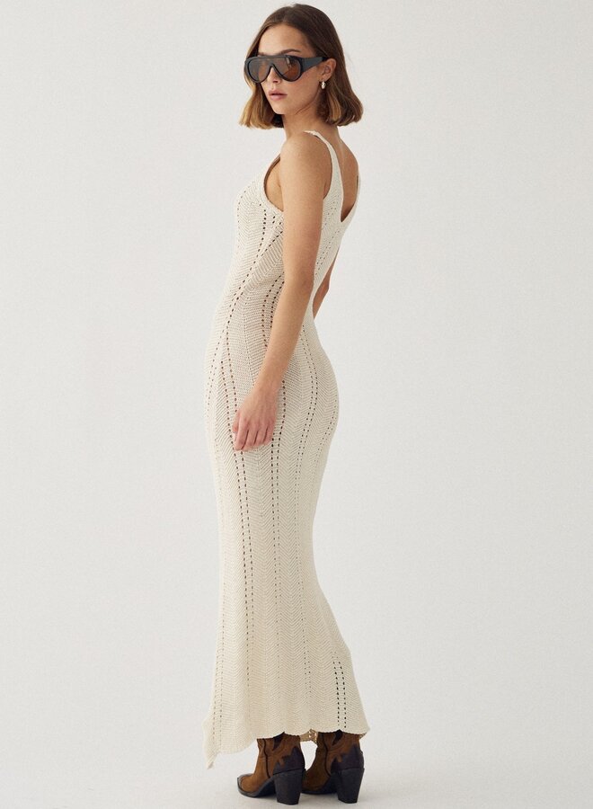 Noella - N-Marissa Knit Dress - Off White
