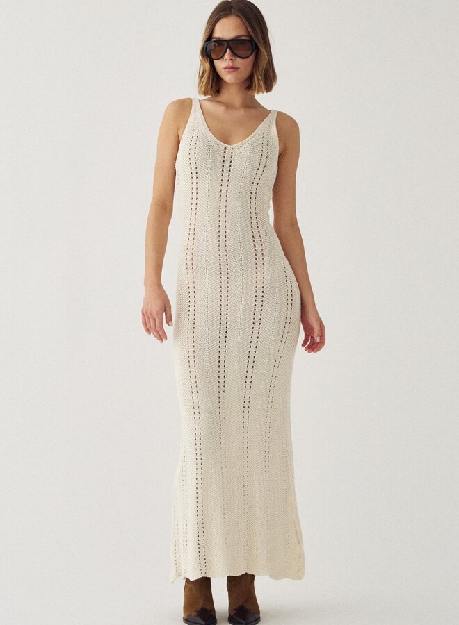 Noella - N-Marissa Knit Dress - Off White