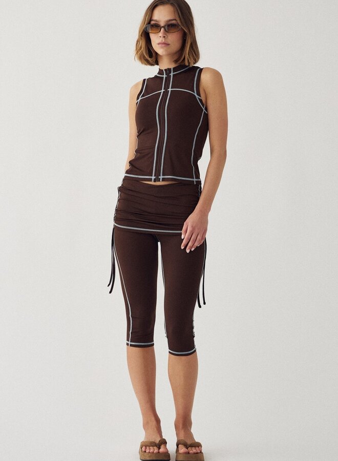 Noella - N-Lorena MW Capris - Chocolate