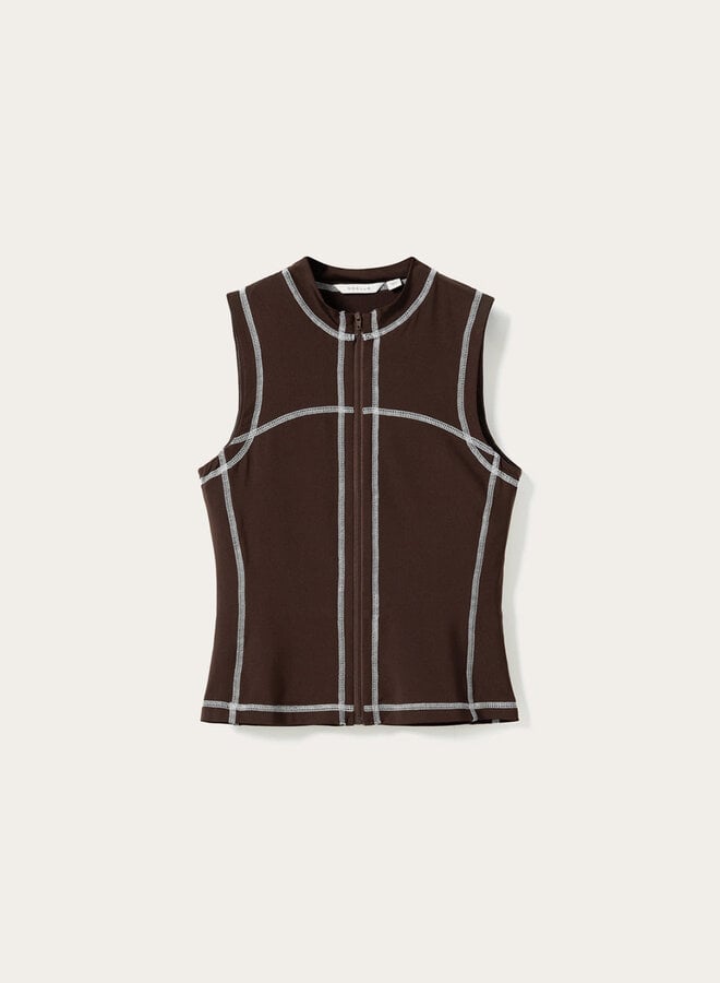 Noella - N Karishenna Top - Chocolate