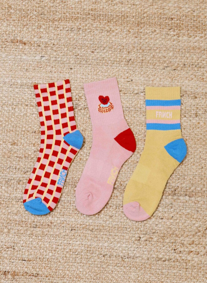 FRNCH - Chaussettes Odoya - Rose