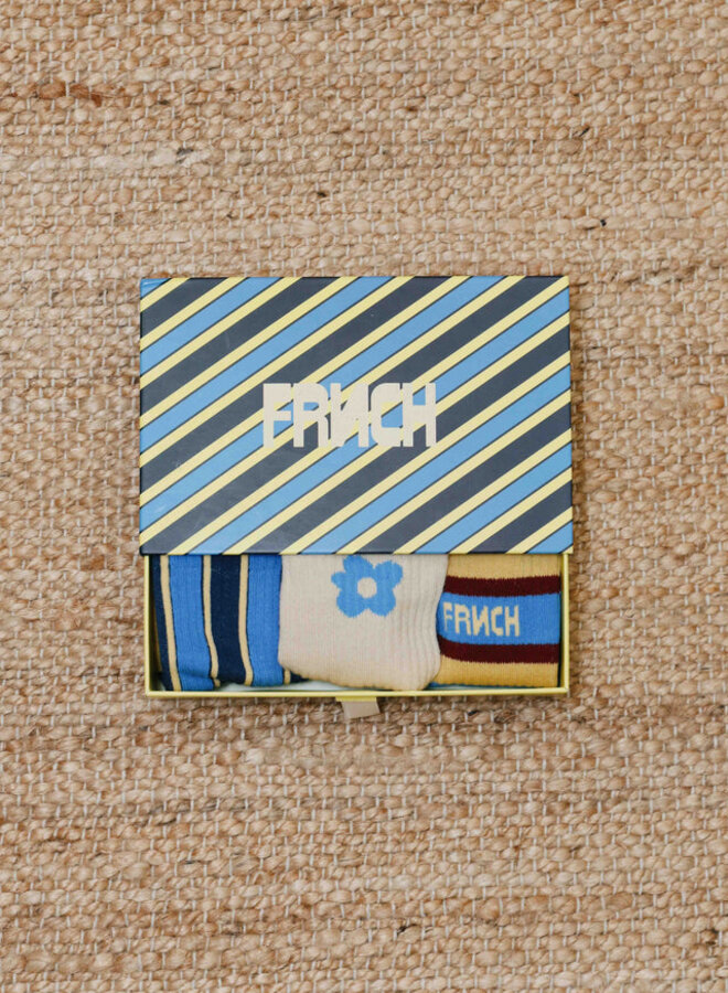 FRNCH - Chaussettes Mura - Bleu Lavande