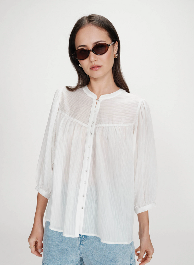 G&M - Blouse Vanille - Ivoire