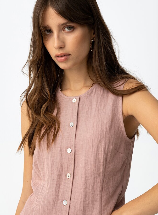 Tiffosi - Augusta Top - Dusty Pink