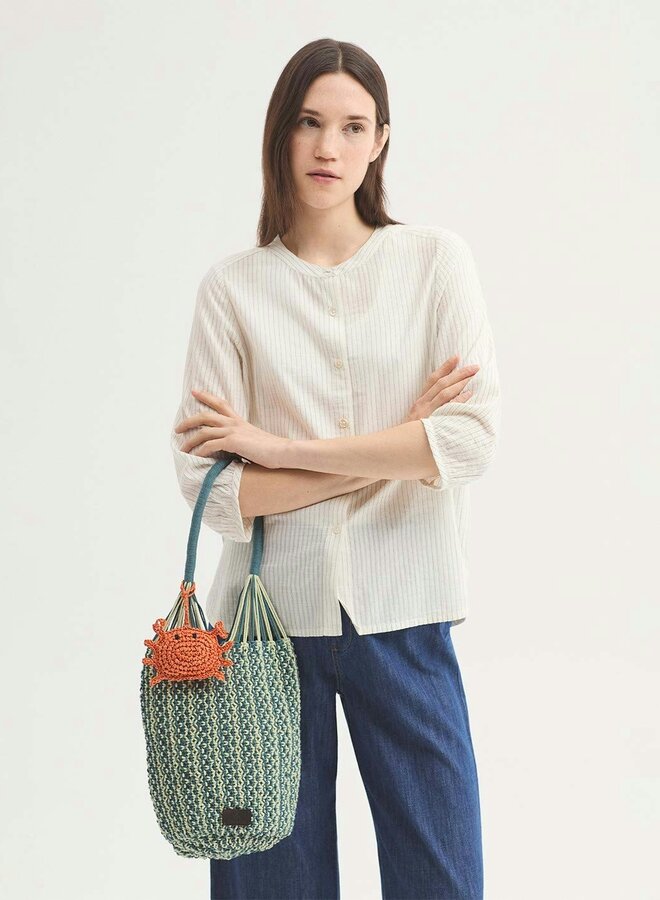 Nice Things - Raffia Crab Charm - Light Rust