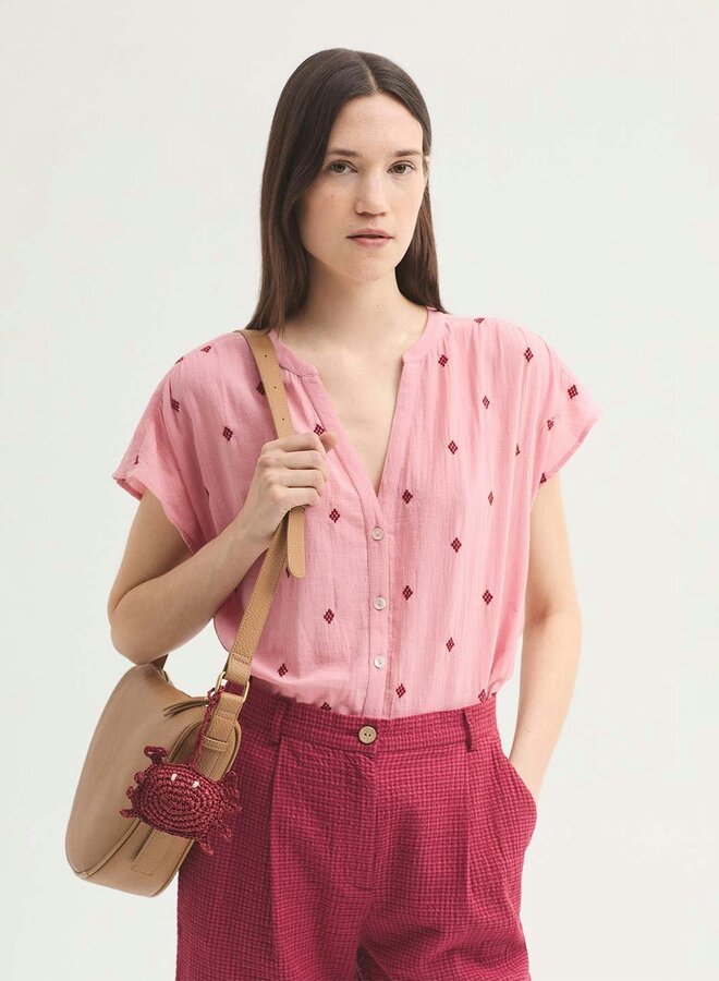 Nice Things - Raffia Crab Charm - Terracotta