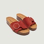 Nice Things - Bio Wedge Split Leather - Burnt Orange