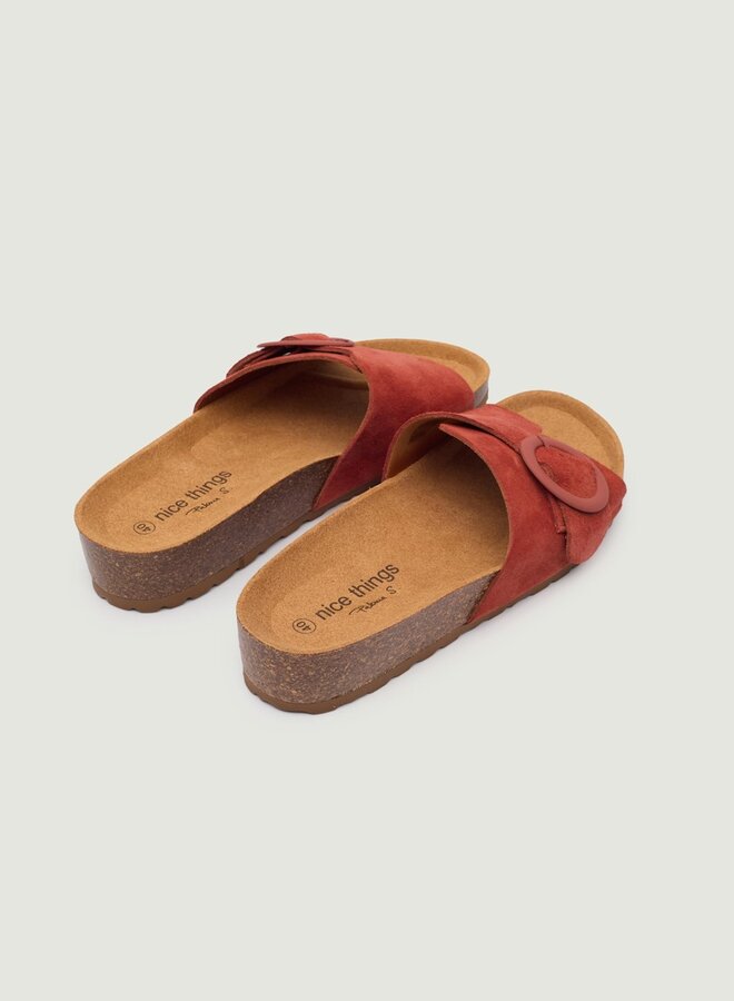 Nice Things - Bio Wedge Split Leather - Burnt Orange
