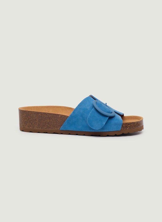Nice Things - Bio Wedge Split Leather - Azure Blue
