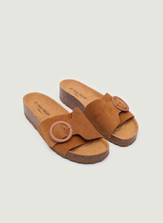 Nice Things - Bio Wedge Split Leather - Camel