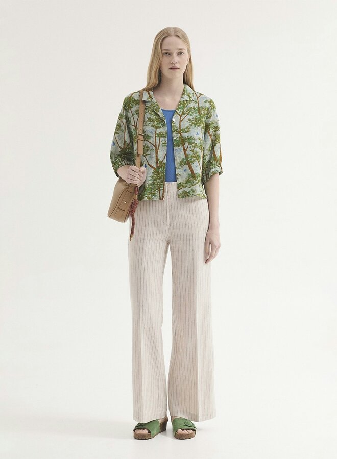 Nice Things - Basic Rib Tank Top - Medium Blue