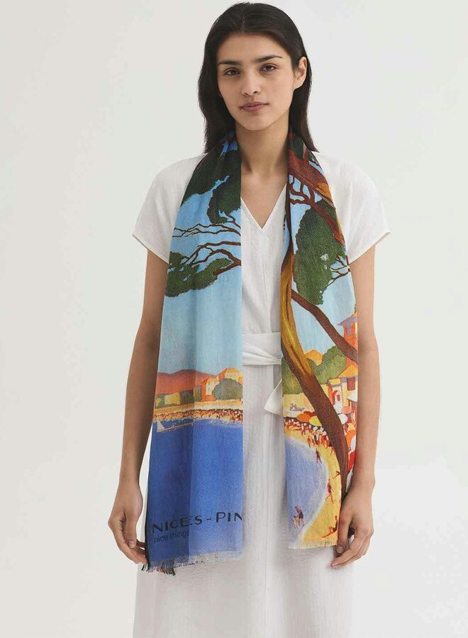 Nice Things - Foulard "Nice Les Pins" - Multicolor
