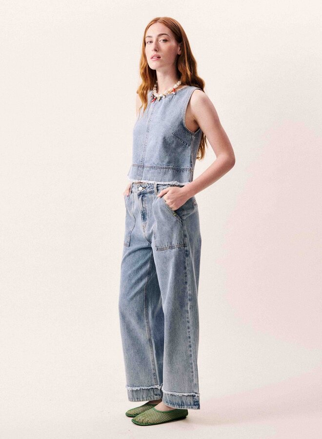 FRNCH - Top Aqualina - Bleu Jean