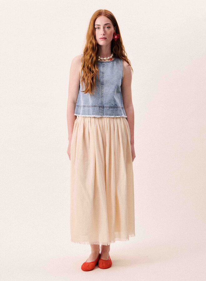 FRNCH - Top Aqualina - Bleu Jean