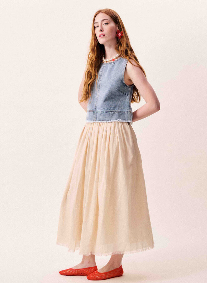 FRNCH - Top Aqualina - Bleu Jean