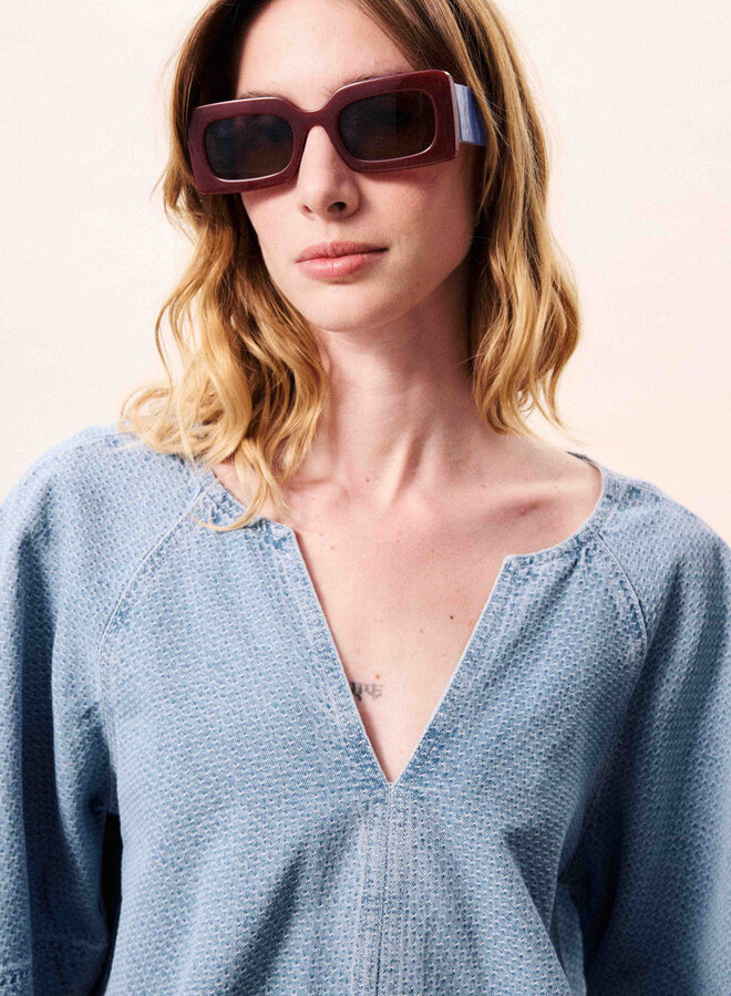 FRNCH - Blouse Citrine - Bleu Clair