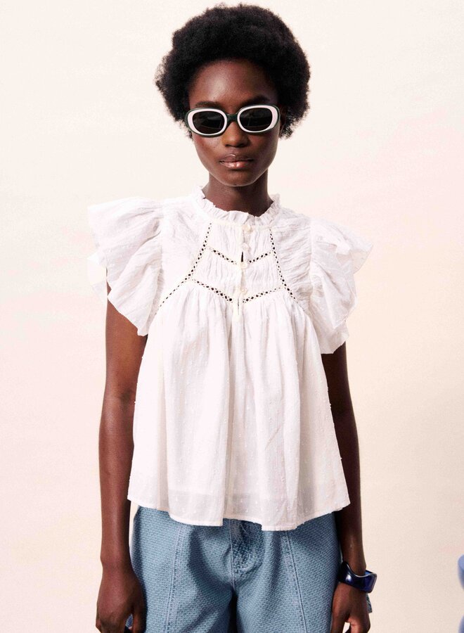 FRNCH - Blouse Detiana - Blanc