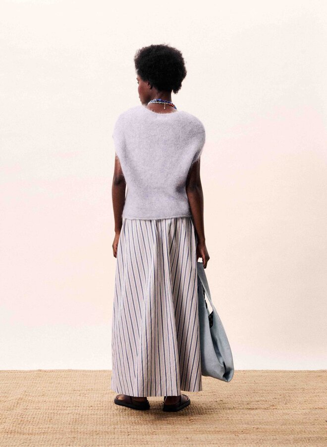 FRNCH - Jupe Kailani - Bleu Jean