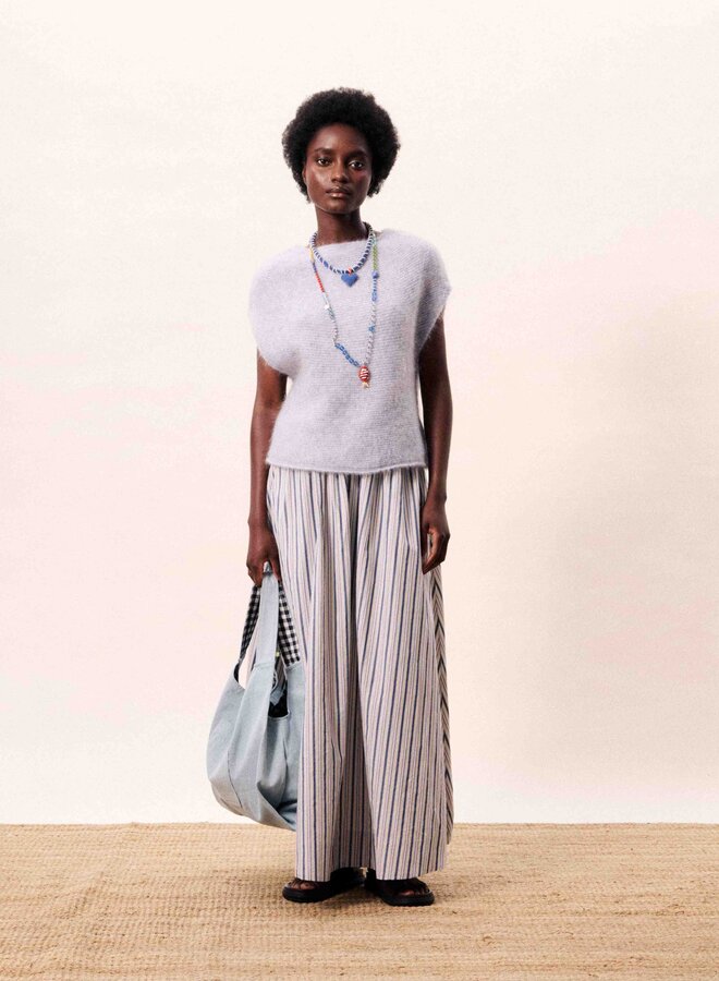 FRNCH - Jupe Kailani - Bleu Jean