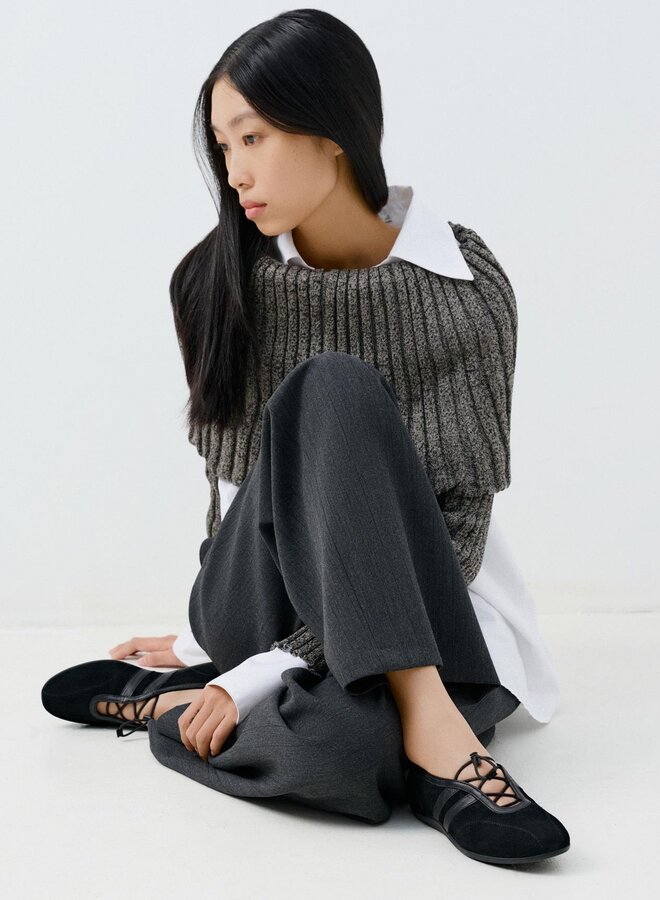 Vagabond - Hollie Ballet Flats - Black Suede