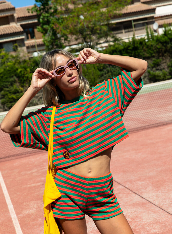 Laure + Max - Top Neila - Rayures Miami