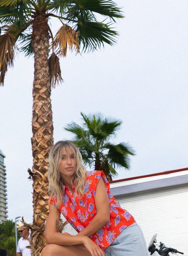 Laure + Max - Chemise Clipper - Imprime Calanque