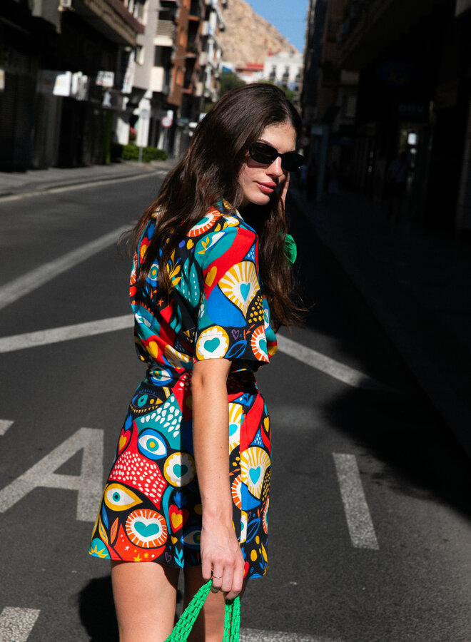 Laure + Max - Jupe Jalia - Imprime Lucky Eye