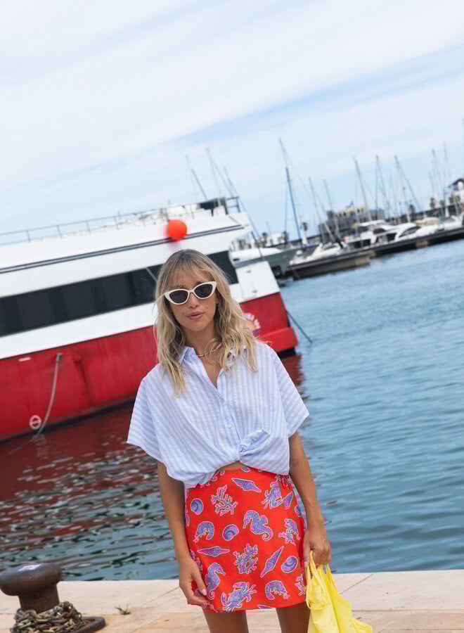 Laure + Max - Jupe June - Imprime Calanque