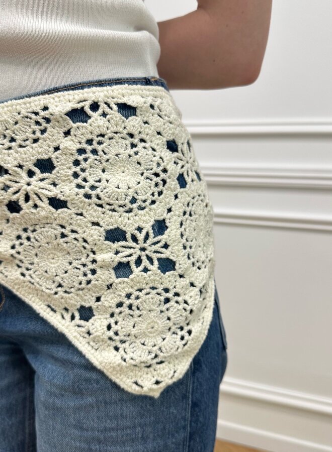 Foulard Crochet - Ecru