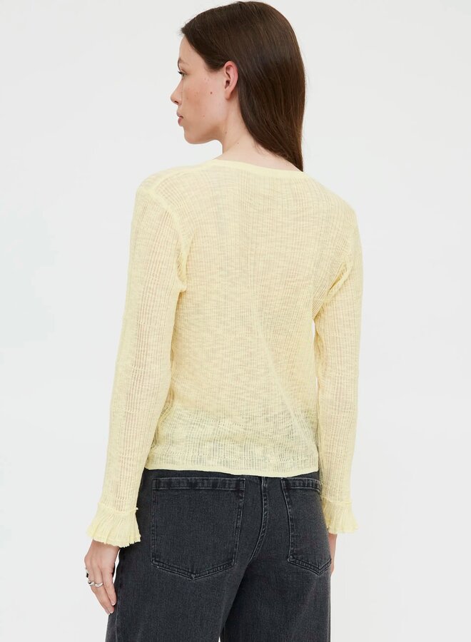 Wild Pony - Knitted Cardigan - Yellow