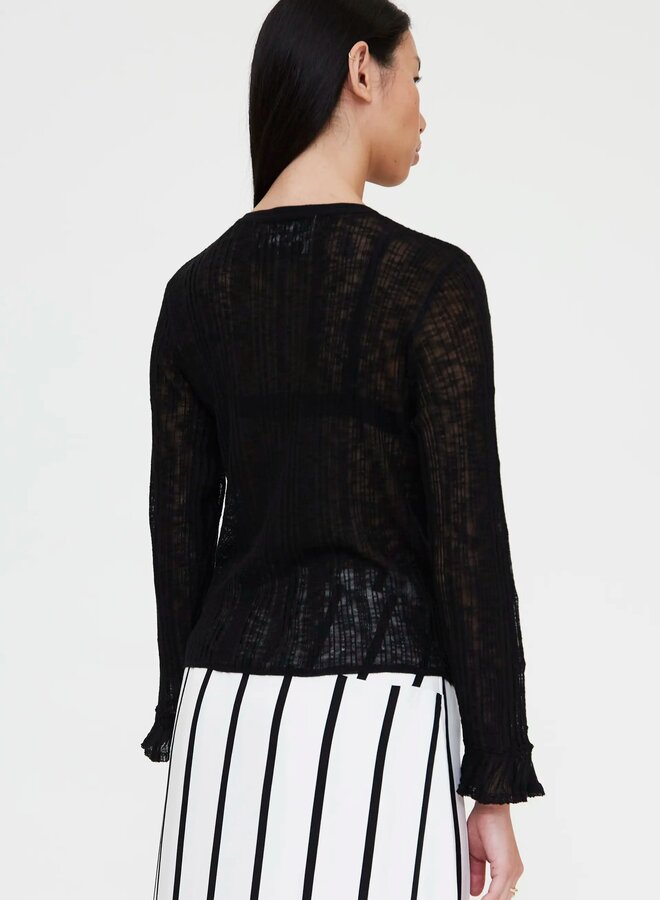 Wild Pony - Knitted Cardigan - Black